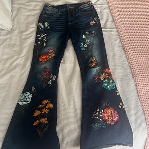 Driftwood Farrah embroidered Jeans